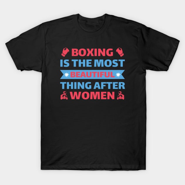 Boxing Art T-Shirt by Shop Ovov